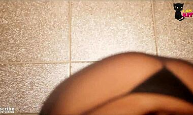 That horny teen has such a beautiful, appetizing ass, perfect for outdoor fucking.