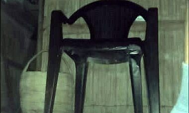 electric service broke so neighbor fixed it and we ended up in the living room