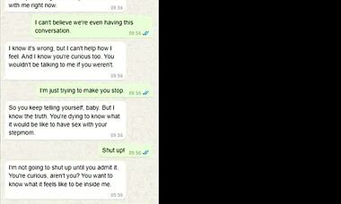 Oops, I sent my stepmom a dick pic on WhatsApp.