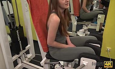 hunt4k, i'll train your girlfriend hard in hidden cam action