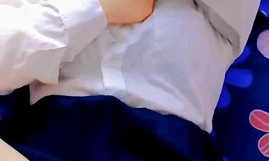 Mexican teen in uniform gets tight pussy fully broken!