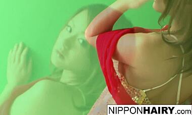 Look at that hairy pussy getting fingered up close.