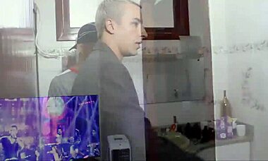 fucking the street guy, sucking his cock hard in pov