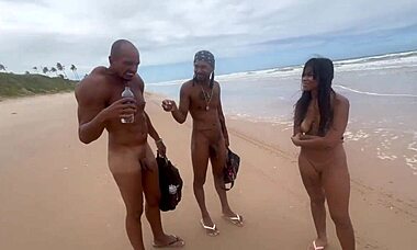 Damn! Hit the Nudist Beach in Bahia for Wild Action!
