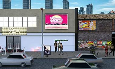 Nasty city hentai game episode two features strip poker and gloryhole footjob