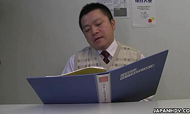 Hey, wanna see Sayaka Aishiro suck her professor’s cock uncensored?