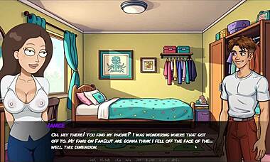 portal porn demoniums parody hentai game episode 3 with morty's sister and a fan