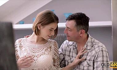 Old4k Old Wise Gentleman Meets a Young Beautiful Girl for Fun