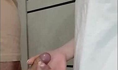 Stepmom’s Friend Jerked Off My Dick During a Wild House Party