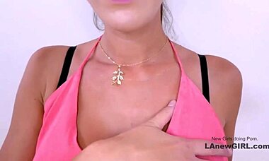 gorgeous italian model gets fucked in modeling audition, she's so horny