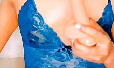 Flat chest shemale slave gets intense anal fuck with strapon leading to orgasm