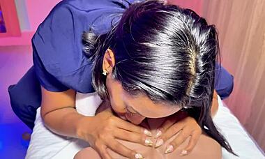 massage with happy ending by a hot milf leyne rodriguez - tantaly sex doll