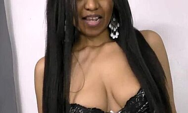 HornyLily displays her big ass and dirty panties in close-up.