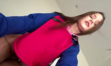 OMG, my stepfather just loves to cum inside my pussy!