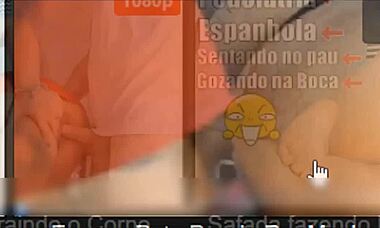 listen to this hot latina's dirty talk as she blows her big toy, cum in mouth?