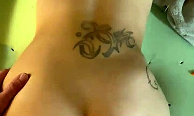 Pretty Hooker Takes A Huge Load On Her Back After Getting Fucked At The Trap House!