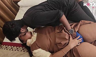 biology teacher seduces and fucks indian school girl quickie.