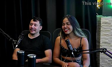 Couple Shares Fetish Advice in Sheer Lingerie