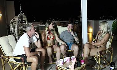 Compilados da elo cardone e victor mustang no bora cast com bruna carlos e matheus caetano - parte 2 watch on sheer red