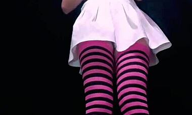 Bonneyuwu Drinks Pee From Bottle In Pantyhose Skirt