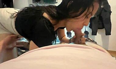 i love my horny neighbor letting me fuck her at home