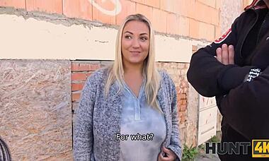 Hunt4k busty blonde, wanna join my naughty affair with hubby watching?