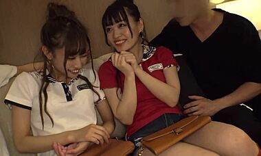 150cm Petite Duo Swaps Boyfriends for Wild 4P Sex