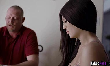 Sexy Teen, How Hard Did Stepdad Pound You?