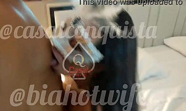 watch that latina suck his cock before he pounds my pussy hard, wanna see the facial?