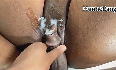 having multiple huge squirting orgasms with my muscular co-worker during homemade fingering session